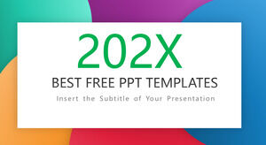 Color Gradient Style Business Plan PowerPoint Templates