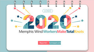 Kreative Memphis PowerPoint-Vorlagen