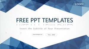 Kreative polygonale PowerPoint-Vorlagen für Unternehmen