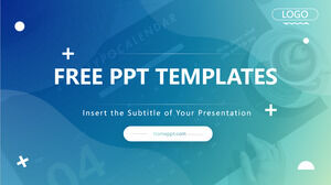 Blue Gradient High-End Business PowerPoint Templates