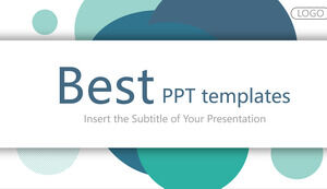 Green dot business PowerPoint templates