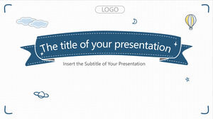 Șabloane PowerPoint de afaceri în stil desenat manual