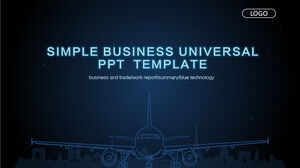 Modelos PPT universais de negócios simples