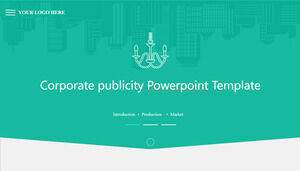 Modelos de PowerPoint Geral de Publicidade Corporativa