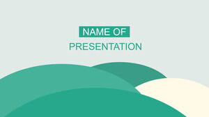 Niebieski ogólnego przeznaczenia Szablony prezentacji PowerPoint