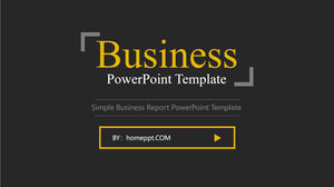Czarny biznes Szablony prezentacji PowerPoint