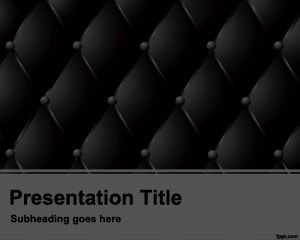 Dark Cushion Powerpoint Template