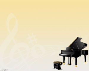 PowerPoint Piano Muzyka