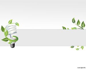 Gratis Eco Template Bulb PowerPoint