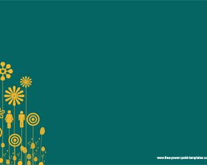 Yellow flowers Powerpoint Template