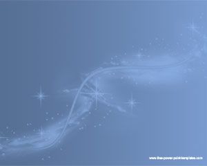 Estrellas azules Powerpoint