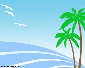Sommer Palms Powerpoint-Vorlagen