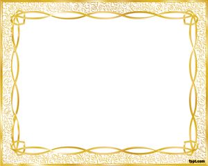 Gold Frame Template
