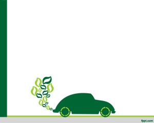 生態綠色汽車的PowerPoint
