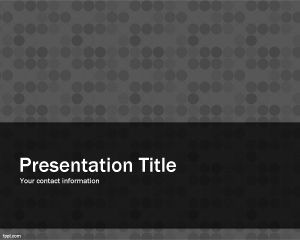 Gray Pattern PowerPoint Template