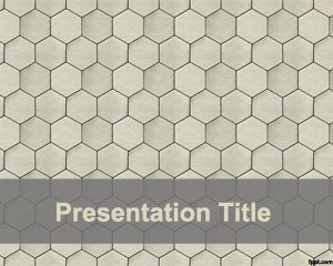 PowerPoint modelo Honeycomb