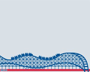 Roller Coaster Szablon PowerPoint