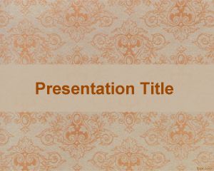 Dywan PowerPoint Template