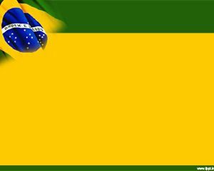 Brazilia Flag Powerpoint