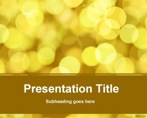 Blurred vision PowerPoint Template