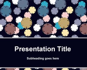 Round Pieces PowerPoint Template