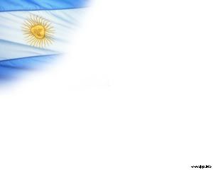 Argentinien-Flaggen-Powerpoint