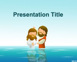 PowerPointのための洗礼のテンプレート