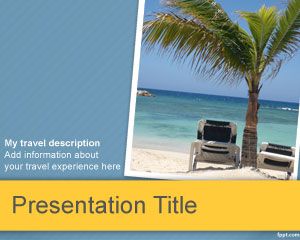 Turystyka PowerPoint Template