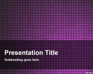 紫白金的PowerPoint模板