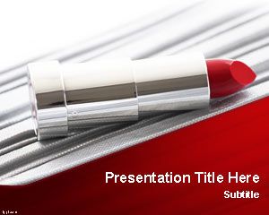 Lipstick PowerPoint Template