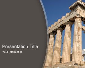 Parthenon PowerPoint Şablonu