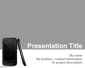 智能手機的PowerPoint模板