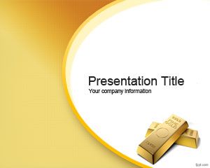 Goldene Gelegenheit Powerpoint-Vorlage