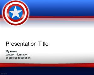 America del Modello di PowerPoint America del Modello di PowerPoint