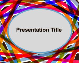 Transversale Linien Powerpoint-Vorlage