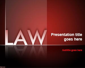法律事務所PowerPointのテンプレート