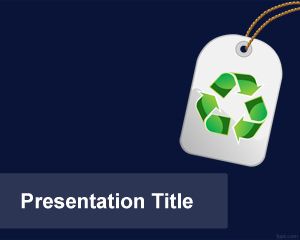 Eco Tag Шаблон PowerPoint