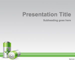 Template Green Energy PowerPoint