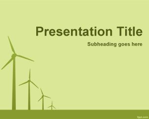 Szablon Air Energy PowerPoint