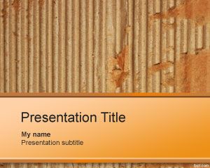 Karton PowerPoint Template