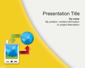 Mobilność PowerPoint Template