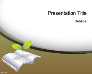 Template hijau Pendidikan PowerPoint