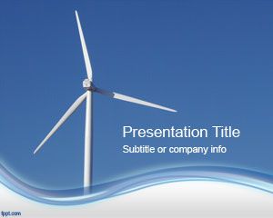 Szablon Wind Energy PowerPoint