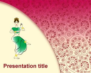 Template Dança Árabe PowerPoint