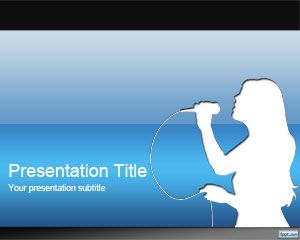 Karaoke PowerPoint Template