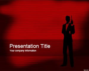 Szablon James Bond PowerPoint