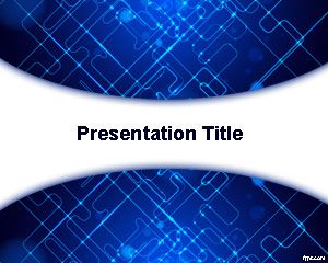 Шаблон Современные технологии PowerPoint