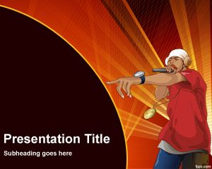 Rapper PowerPoint Template