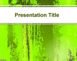 Bright Green PowerPoint fond