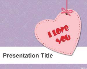 Aku cinta kamu PowerPoint Template